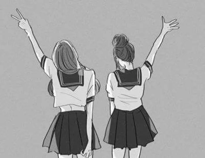 Avatar ảnh cặp bạn thân cute, dễ thương