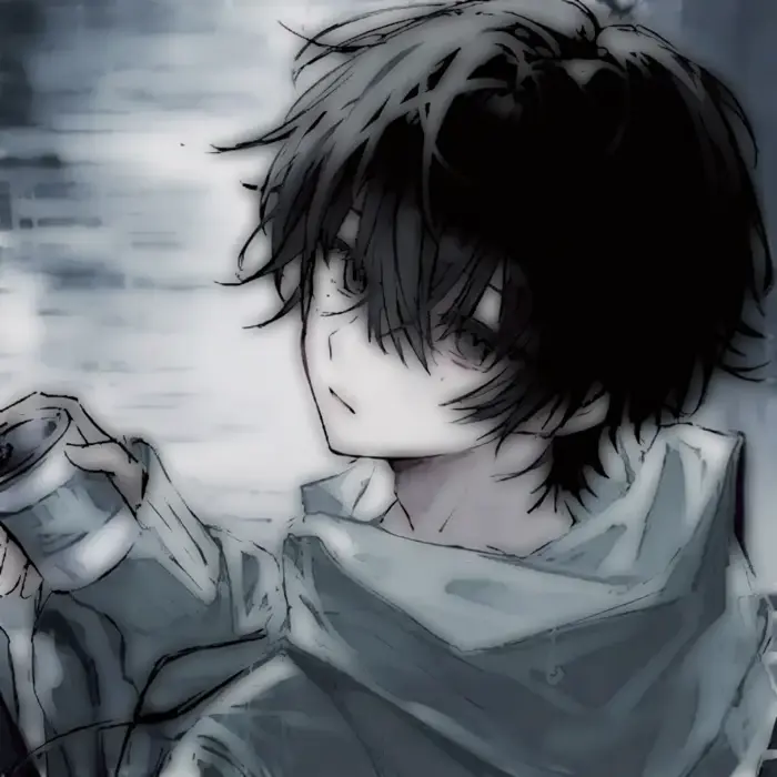 TOP 10 Avatar Ảnh Anime Nam ĐẸP Buồn Khóc Quay Lưng, Đen Trắng