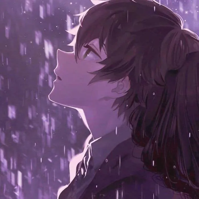 Chân dung Anime nam buồn đẹp