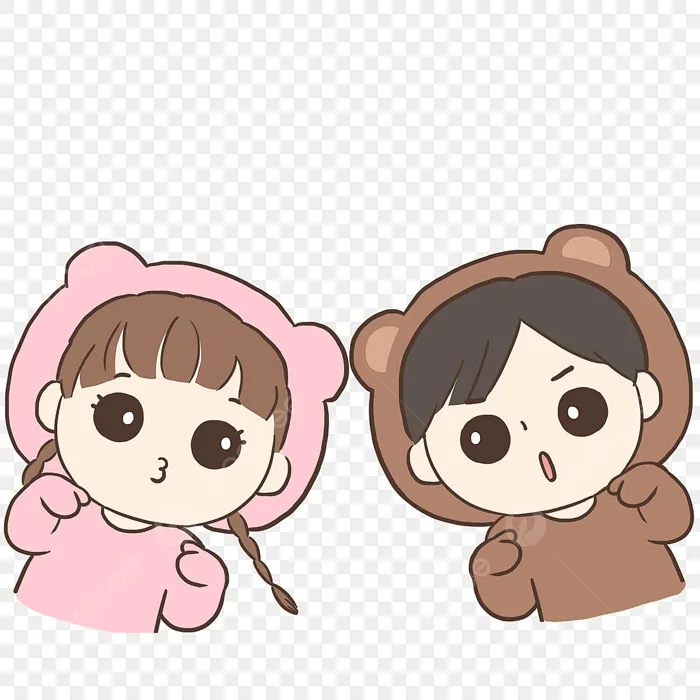 Hình ảnh Cặp đôi Hoạt Hình Avatar đội Mũ PNG , Avatar Cặp đôi Hoạt Hình,  Có, đẹp PNG miễn phí tải tập tin PSDComment và Vector