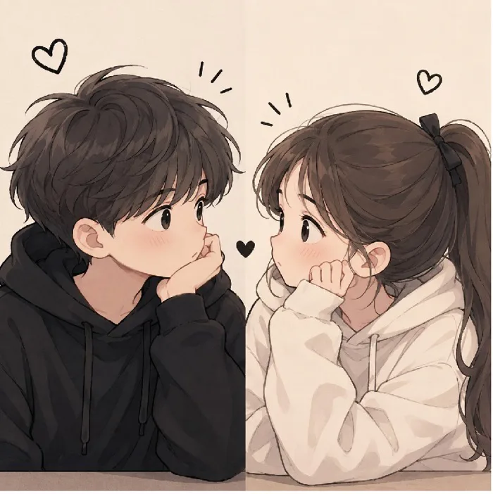 216+ avatar đôi hoạt hình cute, đáng yêu độc lạ ấn tượng