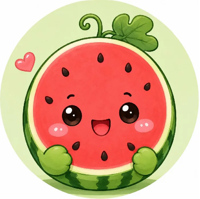 164+ avatar dưa hấu cute triệu lượt tải, cực xịn, ấm áp