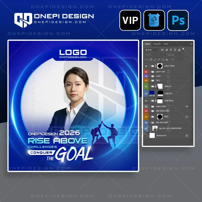 Tải File PSD Frame Avatar Facebook Zalo Bất Động Sản (Sự Kiện)