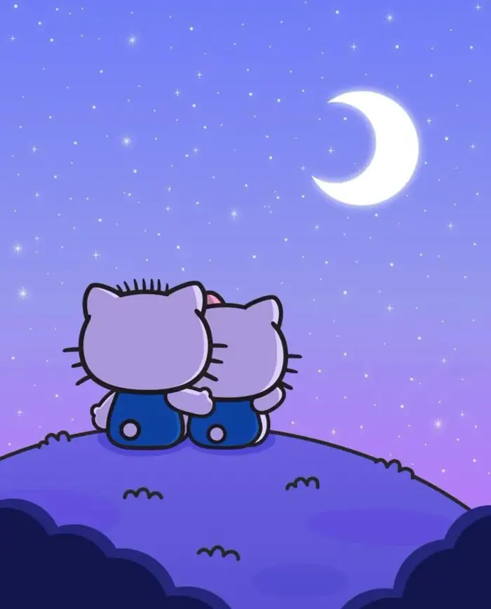 75 Avatar Đôi Hello Kitty cute: Chiêm ngưỡng loạt ảnh đại diện dễ thương  cho cặp đôi