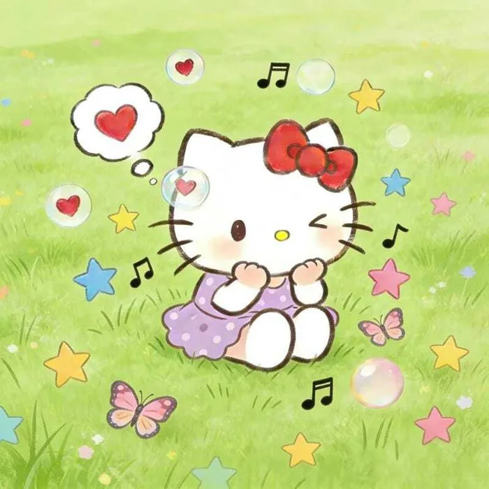 104+ avatar hello kitty gây sốt mạng xã hội, đáng yêu