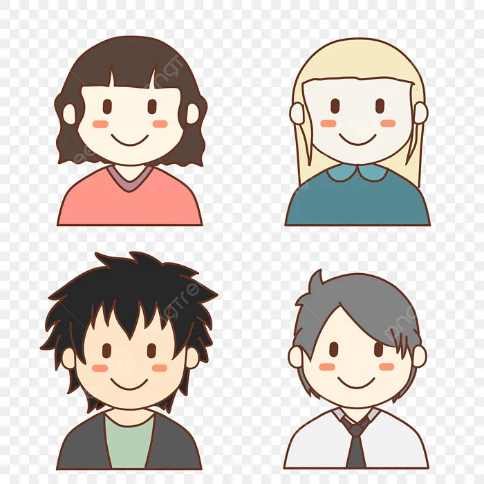 Hình ảnh Nhân Vật Hoạt Hình Avatar đẹp PNG , Hình đại Diện, Tính Cách, Bộ  PNG miễn phí tải tập tin PSDComment và Vector