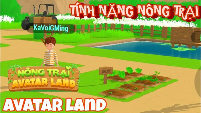 Avatar land | Trải nghiệm tính năng NÔNG TRẠI nuôi cá trồng cây , tính năng  PLAY TOGETHER chưa có
