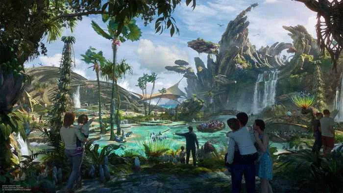 Disneyland surprise reveals concept art for new 'Avatar' land