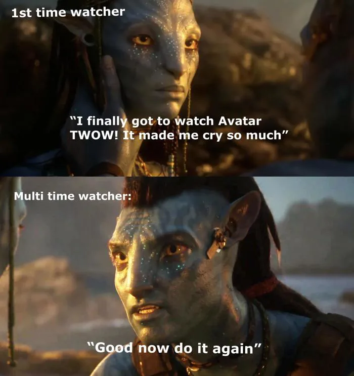 This subreddit right now (sorry I'm bad at making memes, this was my first  try) : r/Avatar