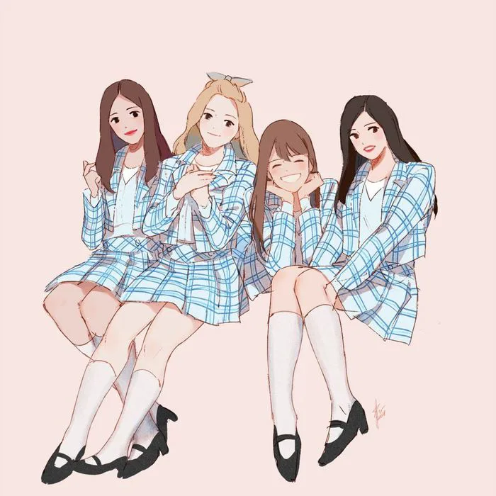 Chọn ngay avatar nhóm bạn thân 4 người đẹp nhất, Avatar tạo điểm nhấn cho  đội bạn!