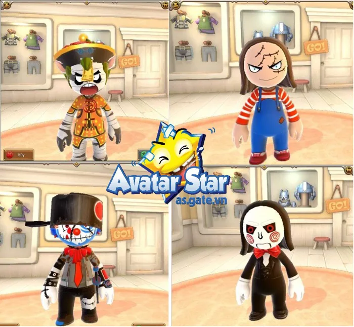 Không khí Halloween trong Avatar star Không khí Halloween trong Avatar star