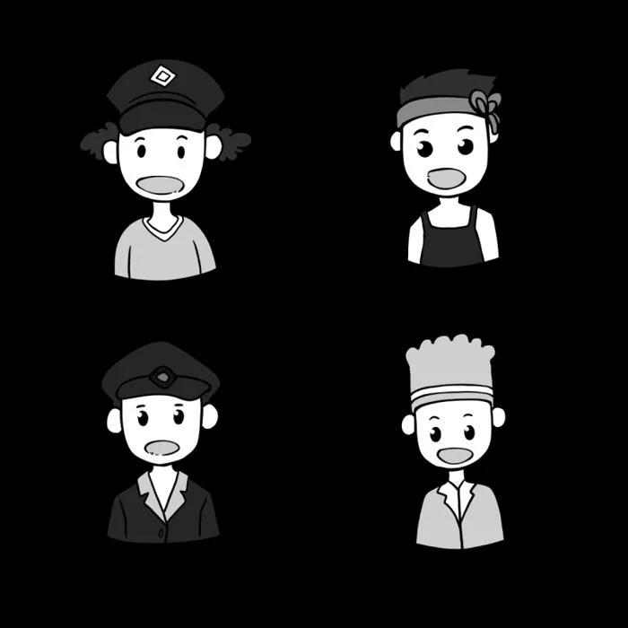 Tải miễn phí Avatar Nhân Vật Không Màu Dễ Thương Phim Hoạt Hình đen Trắng  Công cụ đồ họa | PSD chuyên nghiệp - Pikbest