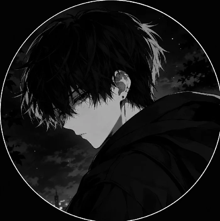 82+ avatar anime đen trắng độc, lạ, được săn đón nhất