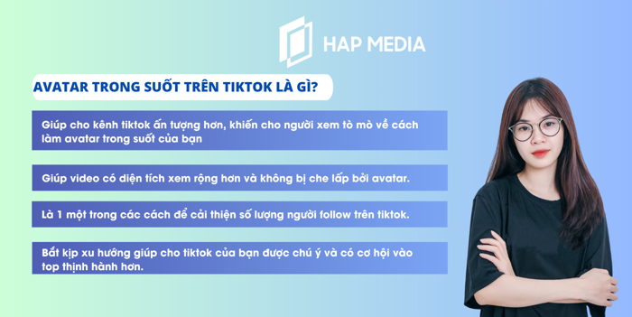 MẸO] 4 cách làm avatar trong suốt trên tiktok cực dễ