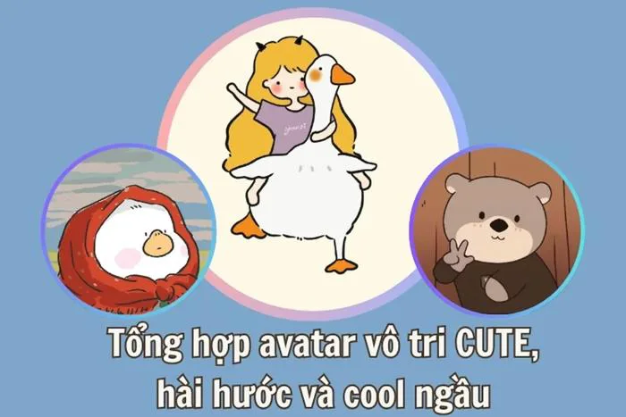 Tổng hợp 200+ avatar vô tri CUTE, hài hước mà bạn nên sưu tầm