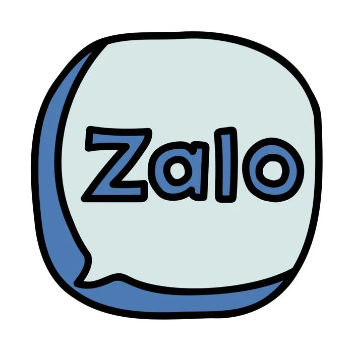 Zalo aesthetic icon in PNG, SVG