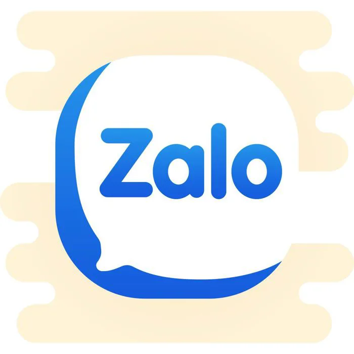 Zalo icon in Cute Clipart Style