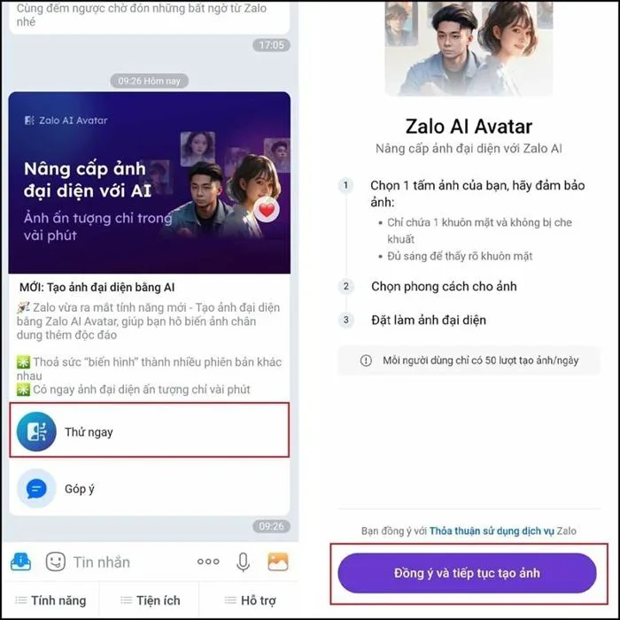 How to create a super beautiful personal avatar using Zalo AI
