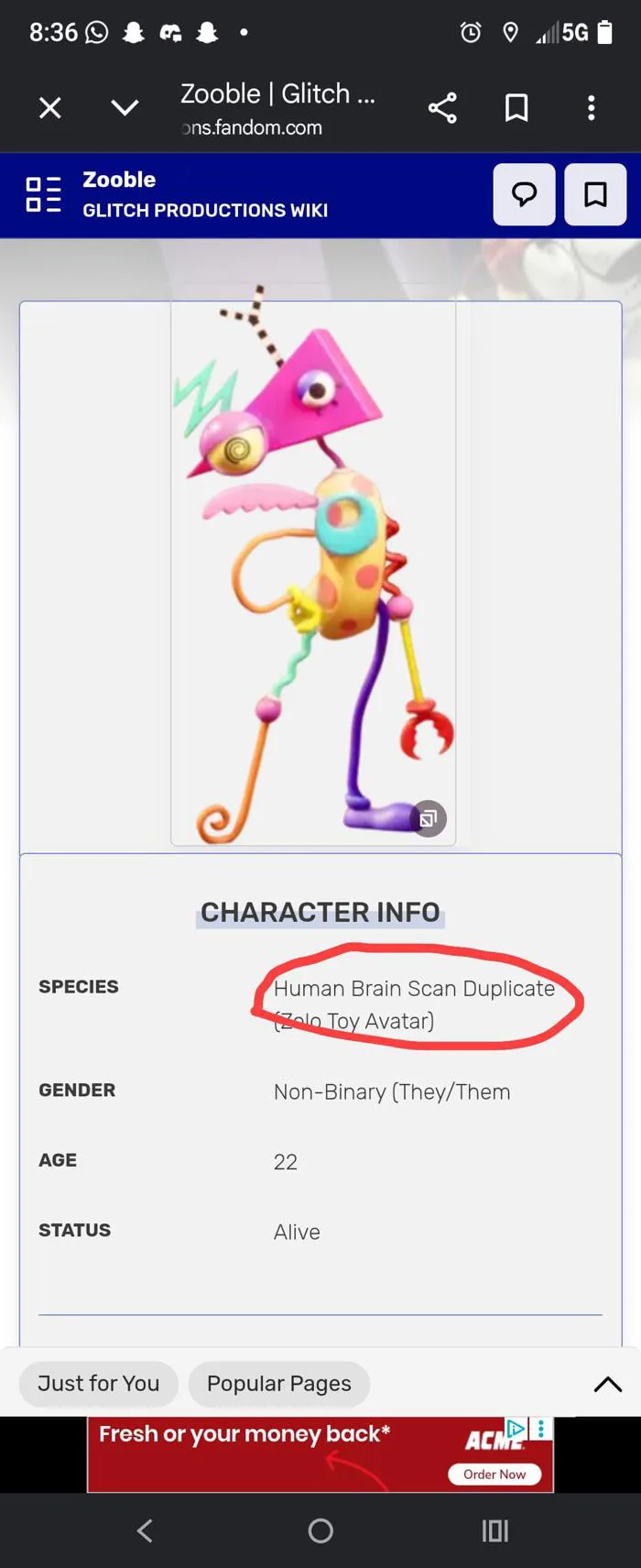 Was this in the Wiki the whole time or did they add it after episode 9? :  r/TheDigitalCircus