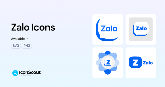 Zalo Icons - Free Download in SVG, PNG