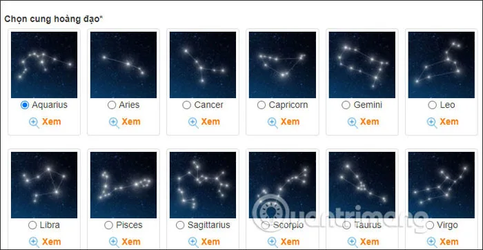 Cách tạo hình nền 12 cung hoàng đạo cho điện thoại - QuanTriMang.com
