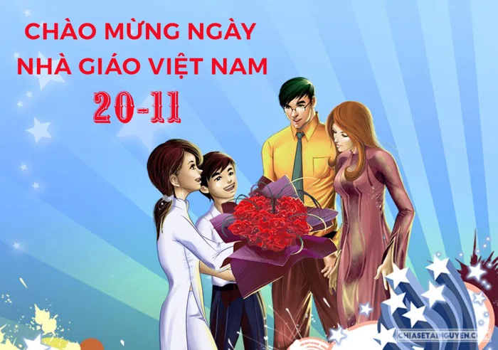 Top hình ảnh chào mừng ngày 20/11 đẹp và ý nghĩa nhất