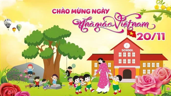 99+ mẫu background 20/11 đẹp, ấn tượng nhất