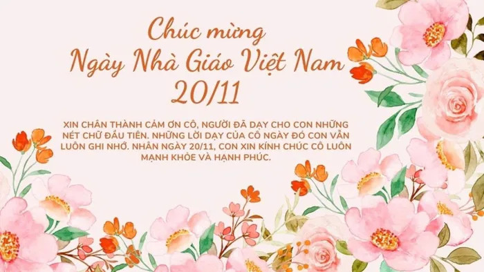 Hình nền 20/11 đẹp nhất: Tổng hợp hình ảnh ngày Nhà giáo Việt Nam