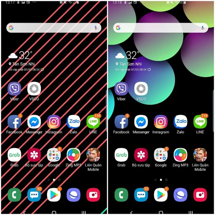 Cách cài hình nền đẹp mà tiết kiệm pin cho smartphone màn hình Amoled