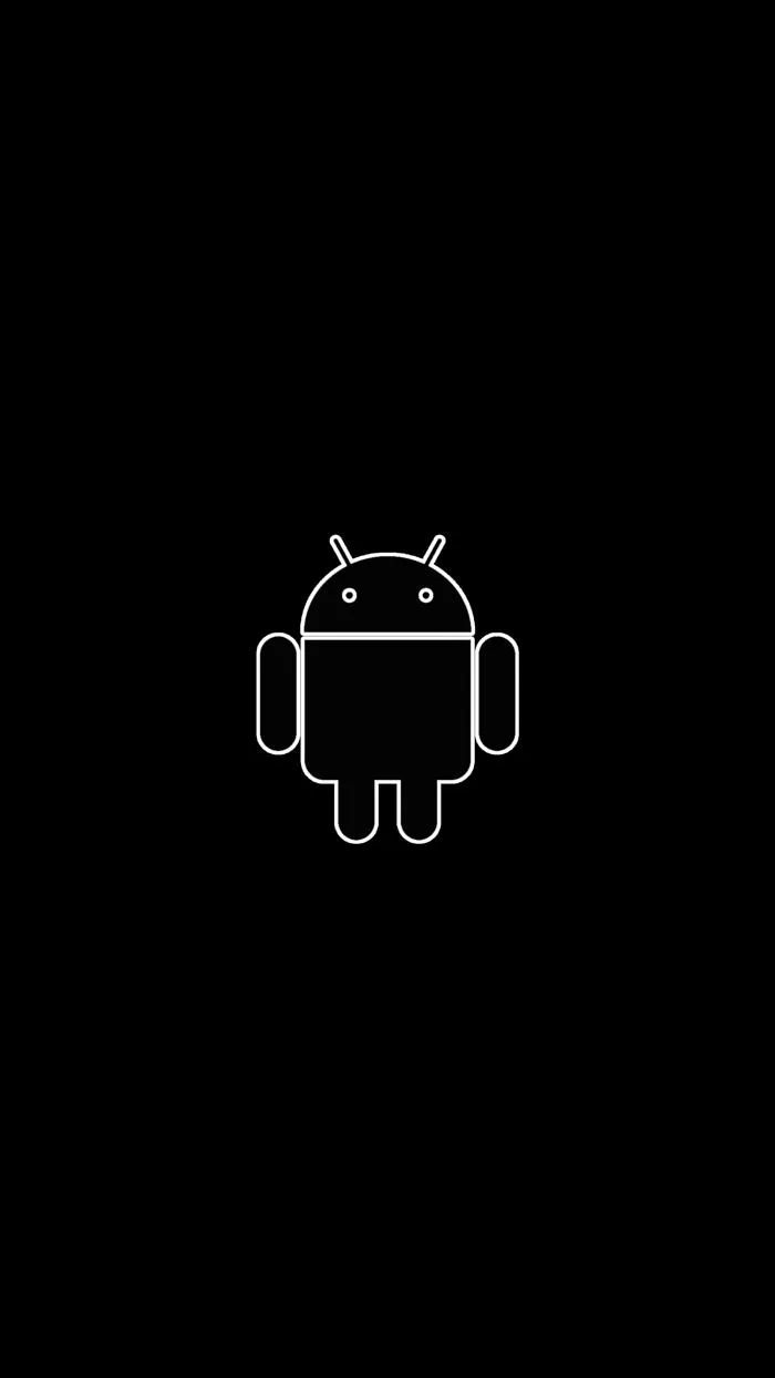 Hình Nền 4K Tối Giản Logo Android Tối | 2160x3840 | Wallpaper Alchemy