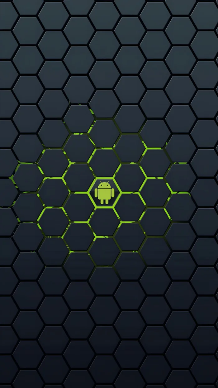 Hình Nền 4K Lưới Hex Tổ Ong Android | 2412x4278 | Wallpaper Alchemy