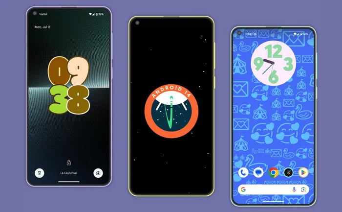 Android 14 chính thức: tuỳ biến màn hình khoá, tạo hình nền bằng AI, tăng  cường bảo mật... | Viết bởi vn_ninja