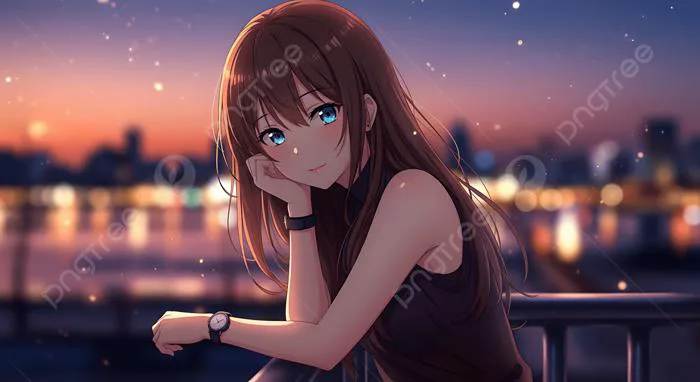 Hình nền Nền Cô Gái Anime Cảnh Quan Thành Phố đêm đẹp, Phim Hoạt Hình, Con  Gái, Cảnh Quan Thành Phố Background Vector để tải xuống miễn phí - Pngtree