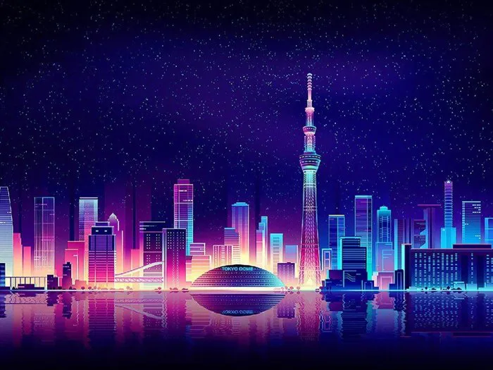 Bộ ảnh nền Neon Lights huyền ảo cực đẹp giúp màn hình desktop ấn tượng hơn.
