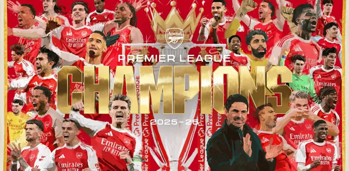 Arsenal vô địch Premier League 2025 / 2026 khẳng định sức mạnh và sự trưởng  thành của đội bóng
