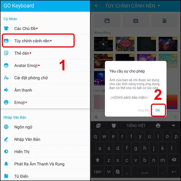 Cách đặt hình nền bàn phím điện thoại Android cực đơn giản -  Thegioididong.com