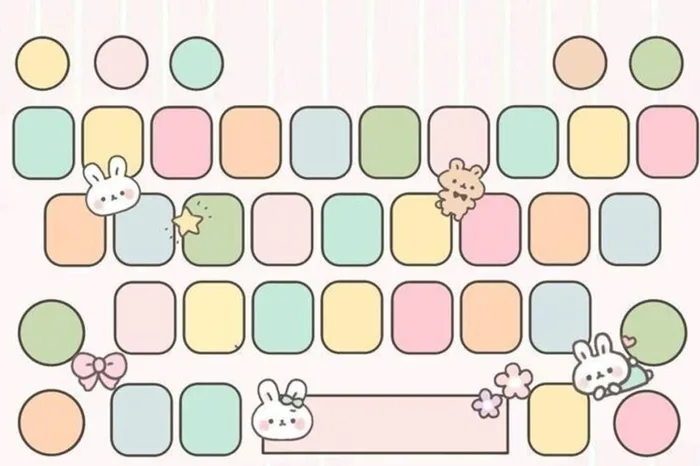 Bộ sưu tập hình nền bàn phím cute và cách thay đổi đơn giản