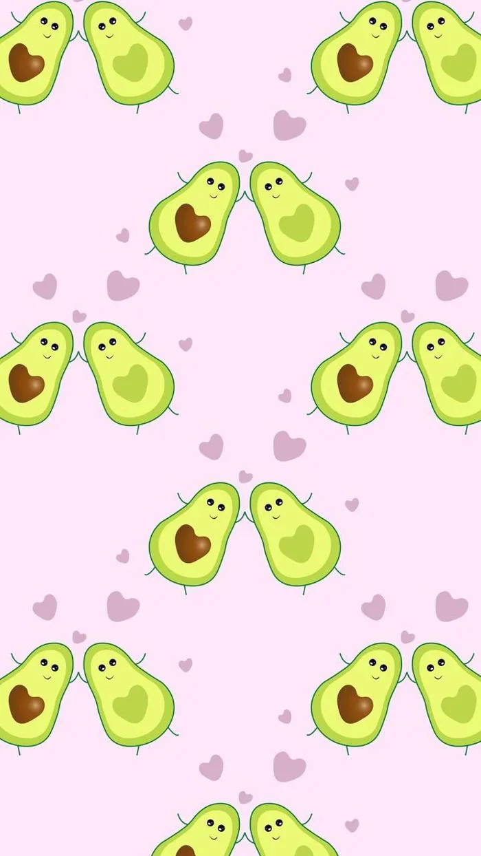 Hình ảnh quả bơ cute - Hình nền quả bơ đáng yêu cho điện thoại