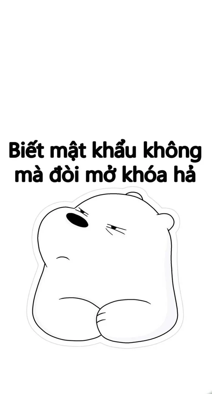 Hình Nền Mở Khóa Điện Thoại Troll, Hài Hước, Bá Đạo Nhất