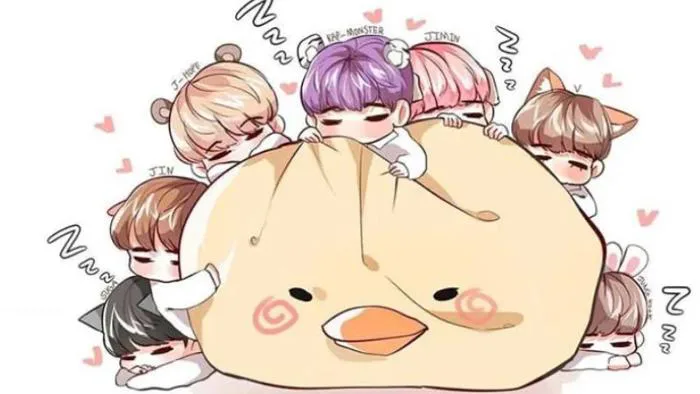 Hình ảnh BTS cute, đáng yêu, dễ thương