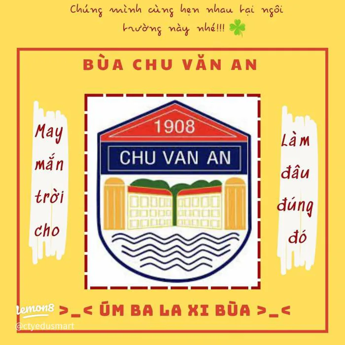 Bùa may mắn thi cử cho 2k10: Bộ ảnh bùa của các trường HOT giúp tiếp thêm  động lực