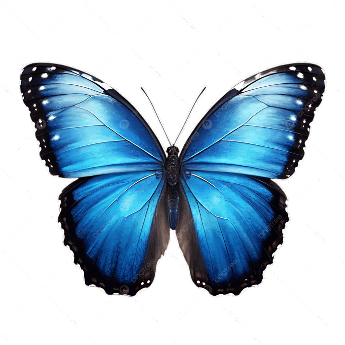 Hình ảnh Bướm Morpho Màu Xanh Rực Rỡ Với đôi Cánh Chi Tiết Trên Nền đen PNG  , Bươm Bướm, Bướm Xanh, Bướm Hình Thái PNG trong suốt và Vector để tải