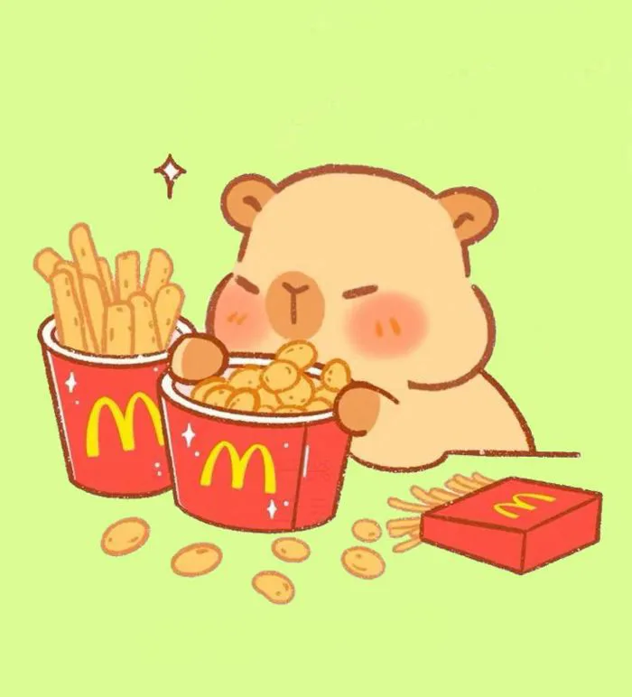 Tải 49+ hình nền Capybara chibi đáng yêu hot trend hiện nay