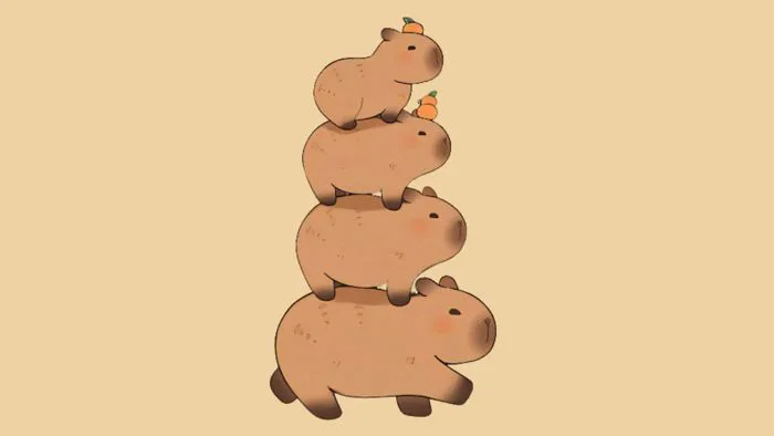 123+ Hình nền capybara cute đầy dễ thương cho màn hình của bạn - Nâng tầm  bài thuyết trình với Hình Nền Powerpoint Đẹp!