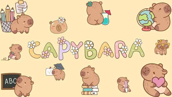 Tổng hợp 100+ hình nền Capybara cute, cho điện thoại và PC | AEON MALL Tân  Phú Celadon - Điểm vui chơi và mua sắm tuyệt vời cho gia đình bạn