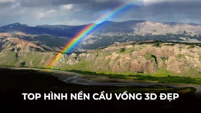77+ hình nền 7 sắc cầu vồng 3D đầy nghệ thuật sáng tạo