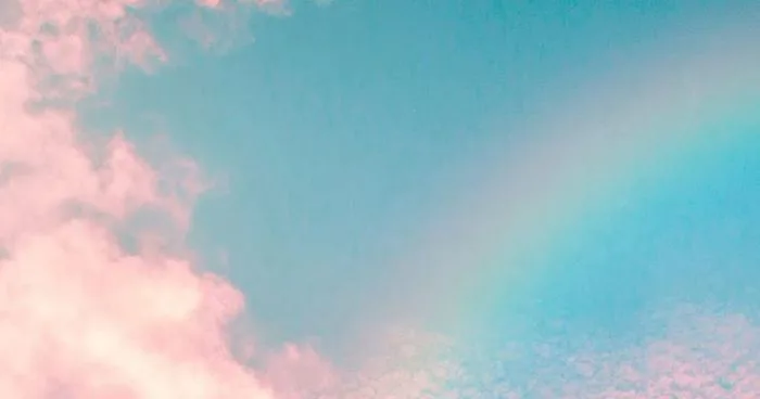 Hình nền mây cầu vòng - Rainbow in the sky | Lời trích về cuộc sống, Chụp