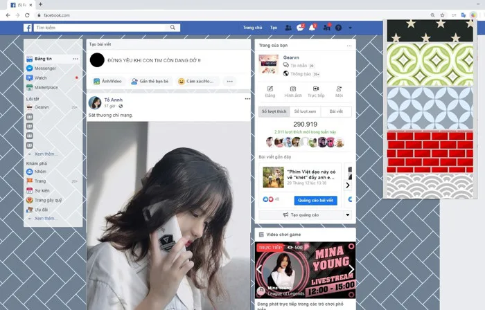 Biến giao diện Facebook của bạn trở nên “chất chơi” hơn với một loạt các hình  nền siêu đẹp | GEARVN