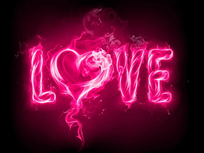 Bộ hình nền chữ LOVE ấn tượng cho tình yêu