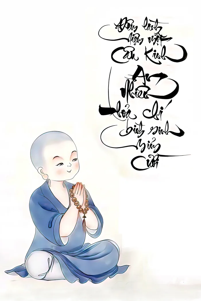 Tranh chú tiểu , TRANH TƯỢNG PHẬT GIÁO VIỆT DŨNG